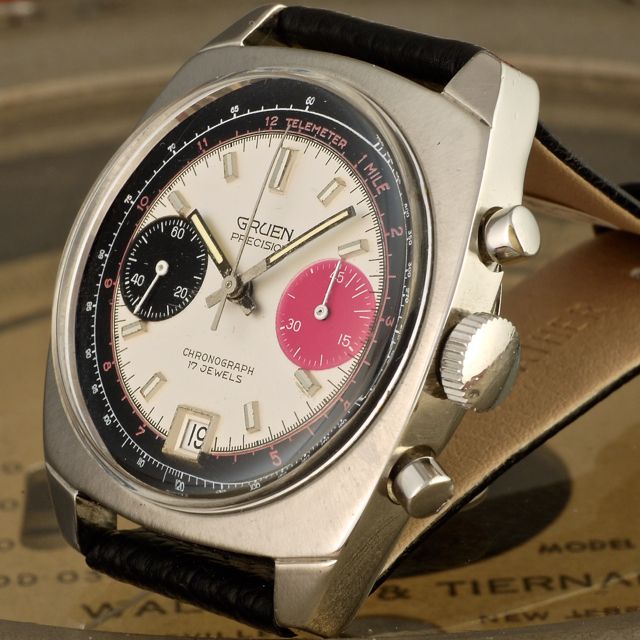 Gruen precision hotsell chronograph