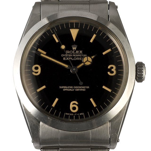 1966 Rolex Explorer ref 1016 gilt gloss dial TIMELINE 