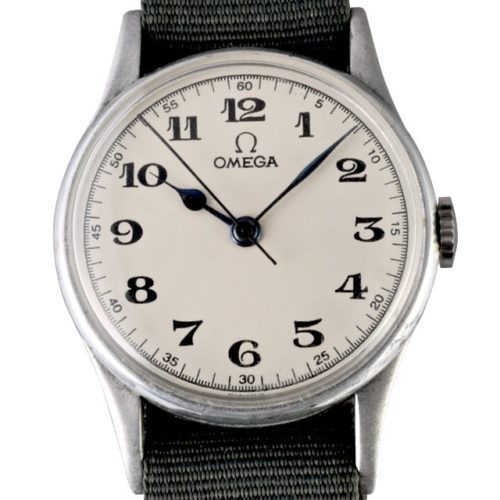 1943 Omega Military UK white dial ref. 2292