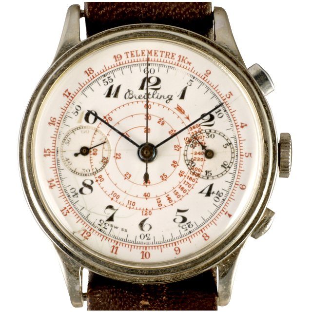 1937 Breitling Porcelain dial Chronograph Tachy-Telemeter