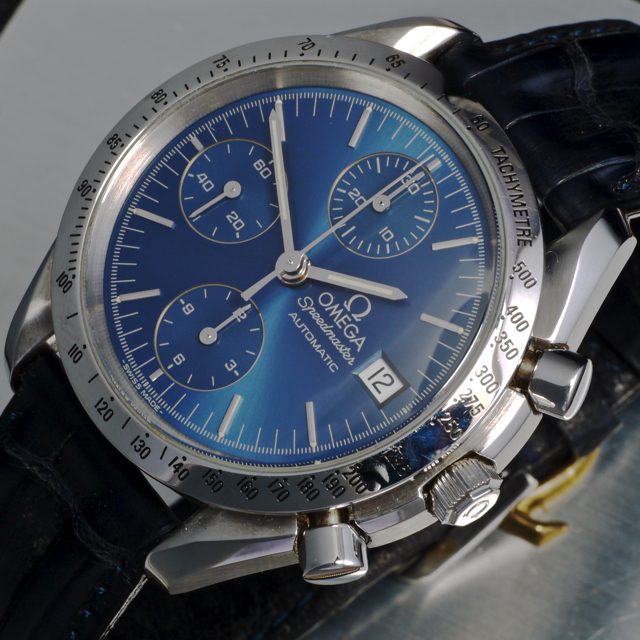 blue omega speedmaster