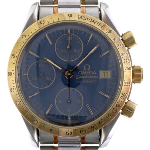 1991 Omega Speedmaster Automatic Reduced-Date DA 375.0043 gold tachymeter