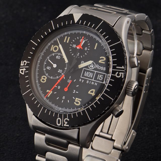 1995 Bell & Ross M1 by Sinn 156 Chrono Lemania 5100