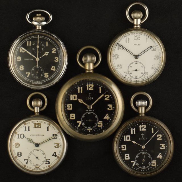 rolex military pocket watch