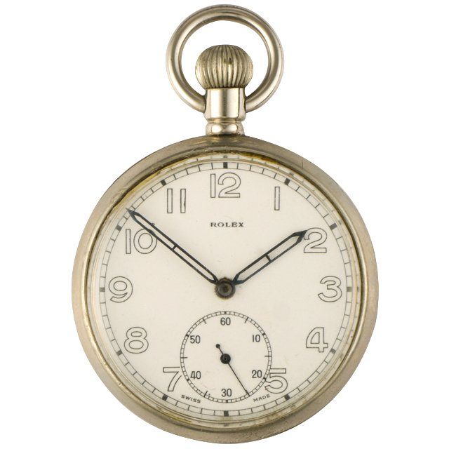 rolex military pocket watch