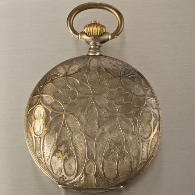 Omega artistic case pocket watch