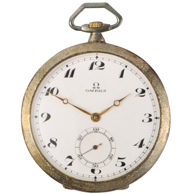 omega art deco pocket watch