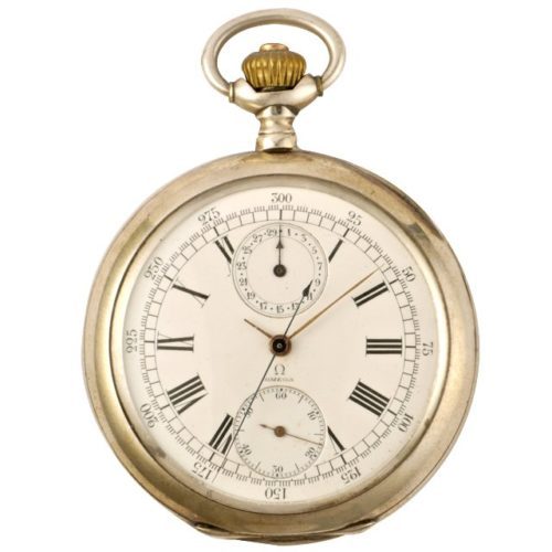 omega chronograph pocket watch