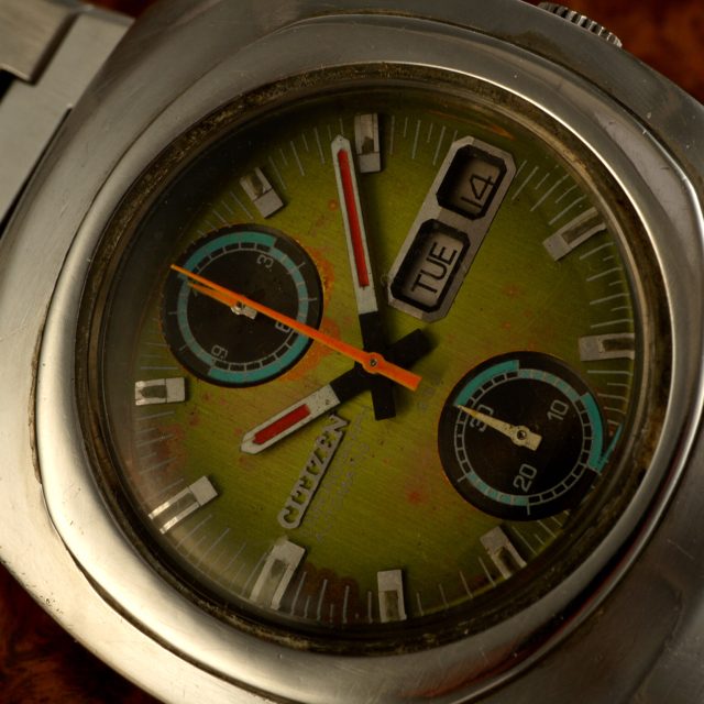 Citizen Chronograph TV Screen