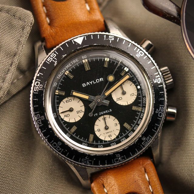 1960 Baylor Heuer Chronograph - TIMELINE.WATCH